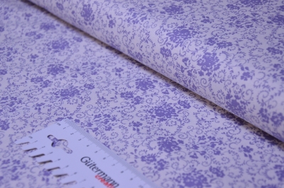 Baumwolle Blümchen lila